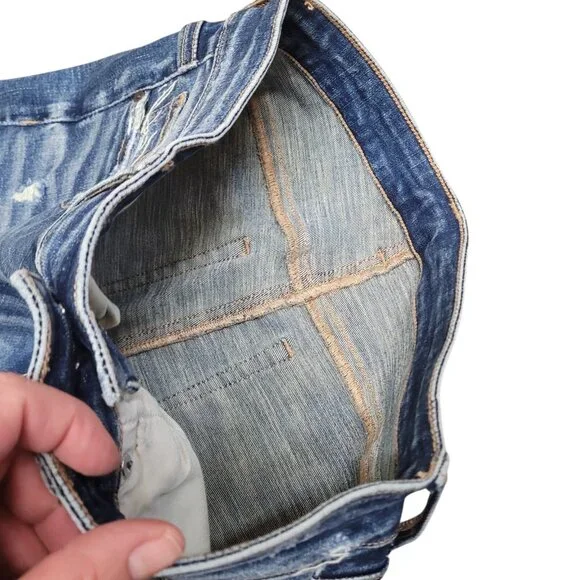 Buckle BKE Jeans Size 26X26.5 High Rise Ankle Skinny Distressed Stretch - Picture 15 of 16